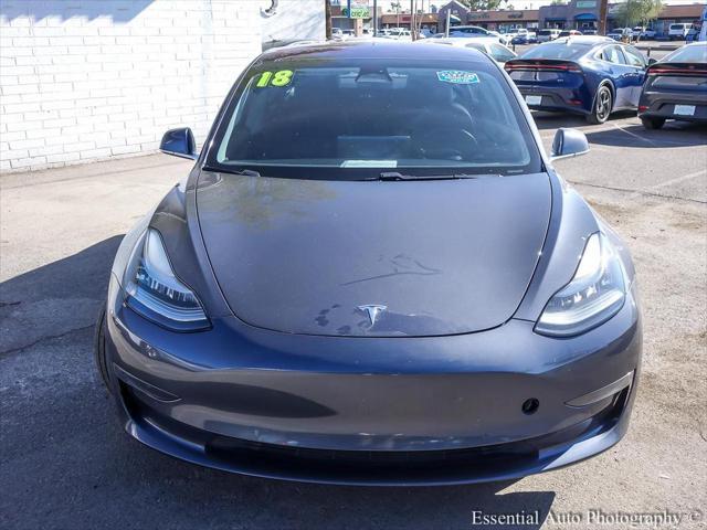 used 2018 Tesla Model 3 car, priced at $23,850