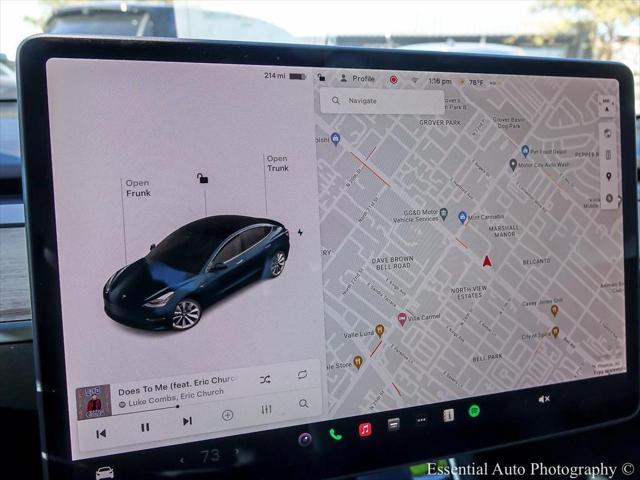 used 2018 Tesla Model 3 car, priced at $23,850