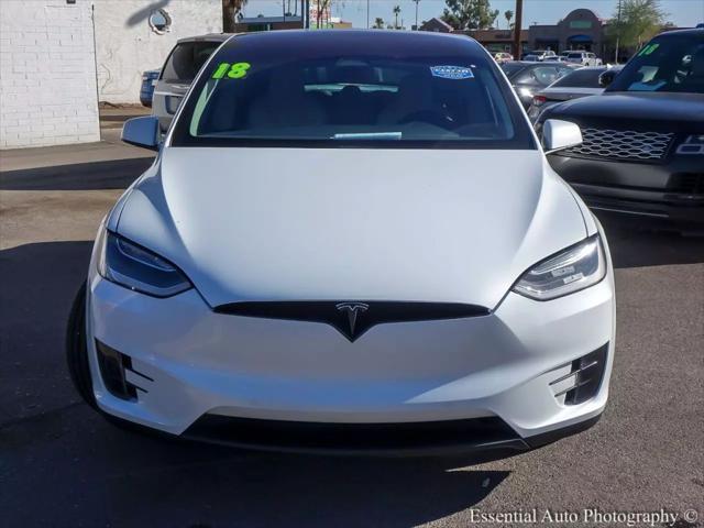 used 2018 Tesla Model X car, priced at $27,995