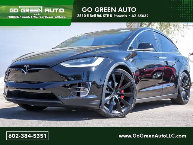 used 2021 Tesla Model X car, priced at $59,995