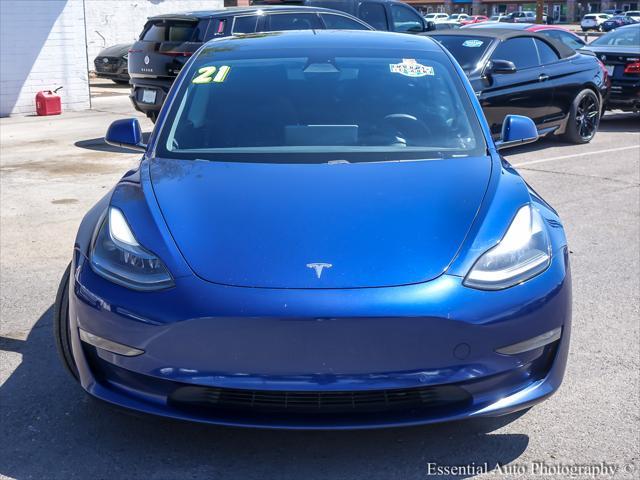 used 2021 Tesla Model 3 car, priced at $27,995