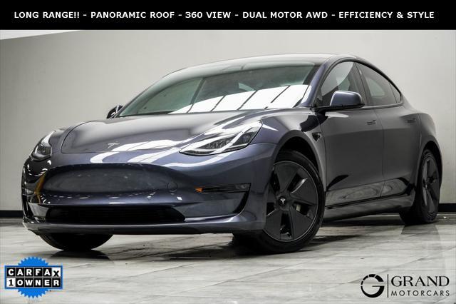 used 2021 Tesla Model 3 car, priced at $25,690