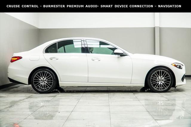 used 2022 Mercedes-Benz C-Class car, priced at $29,990