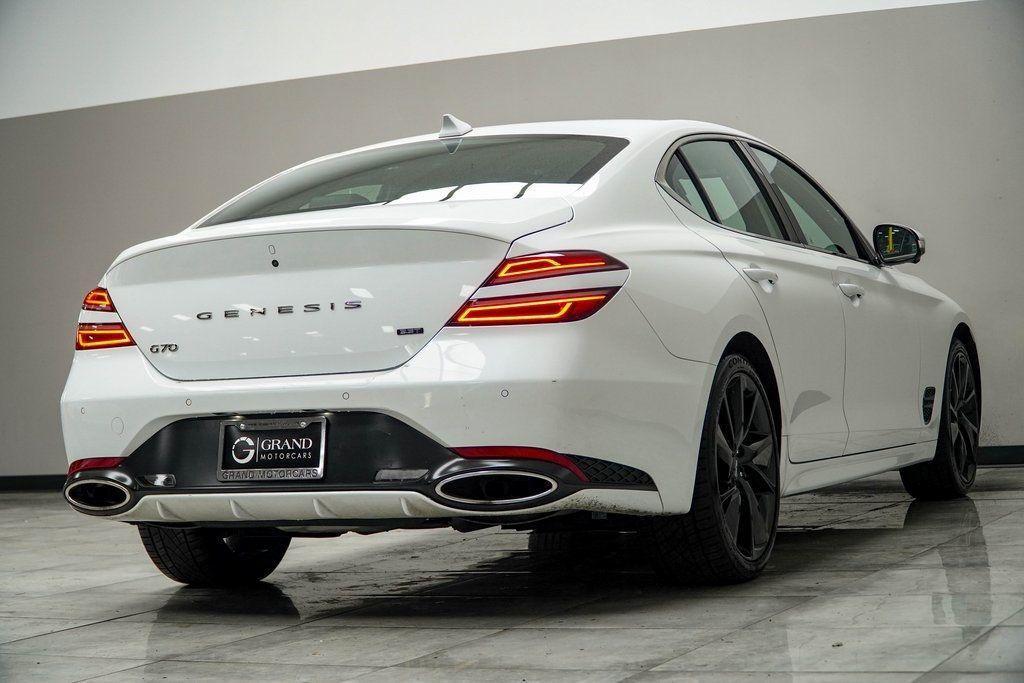 used 2022 Genesis G70 car, priced at $30,456