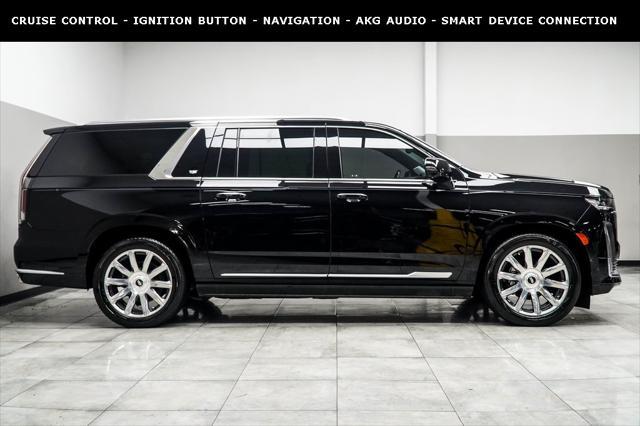 used 2022 Cadillac Escalade ESV car, priced at $63,111