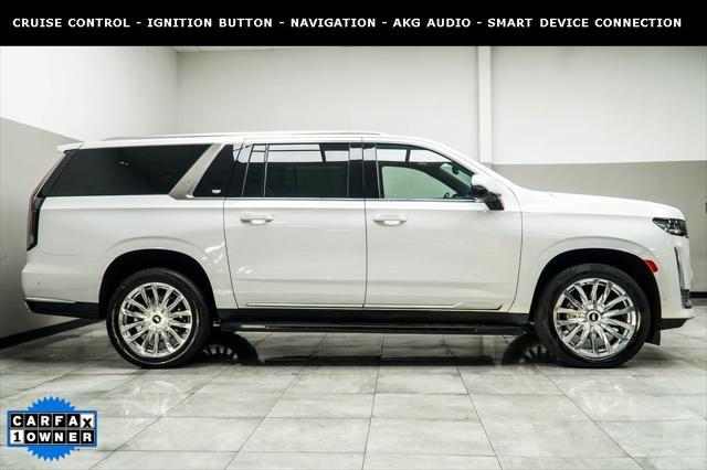 used 2023 Cadillac Escalade ESV car, priced at $71,799