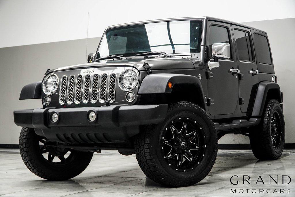 used 2017 Jeep Wrangler Unlimited car, priced at $17,871