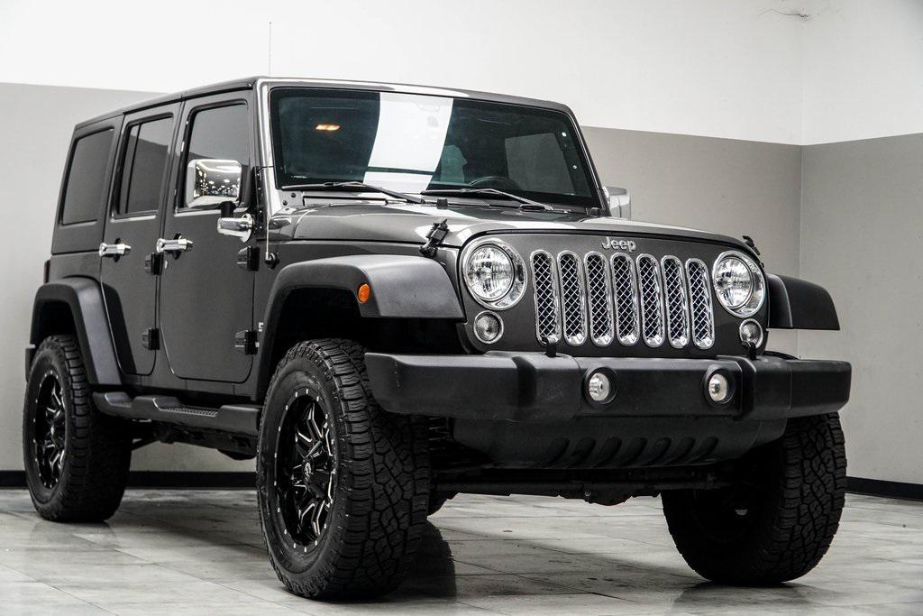 used 2017 Jeep Wrangler Unlimited car, priced at $17,871