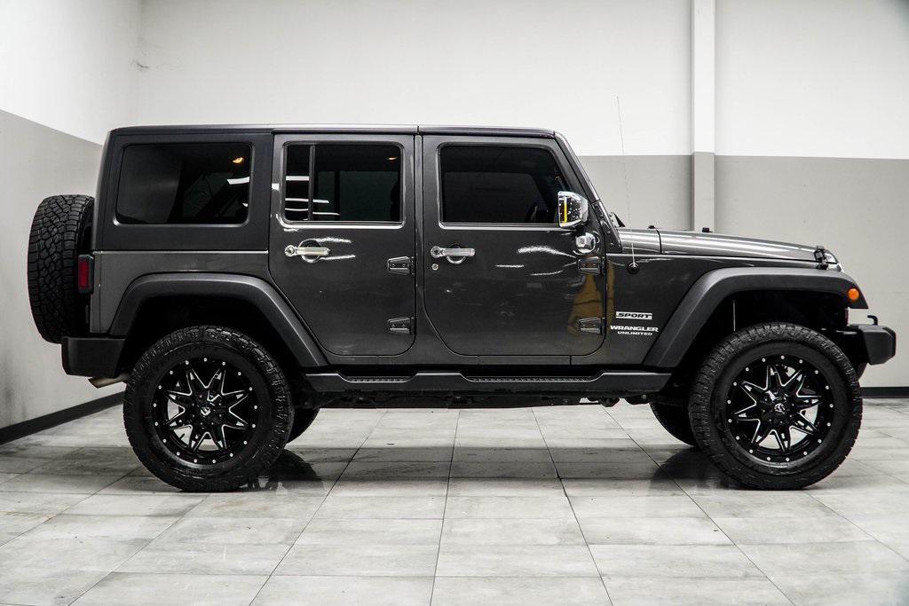 used 2017 Jeep Wrangler Unlimited car, priced at $17,871