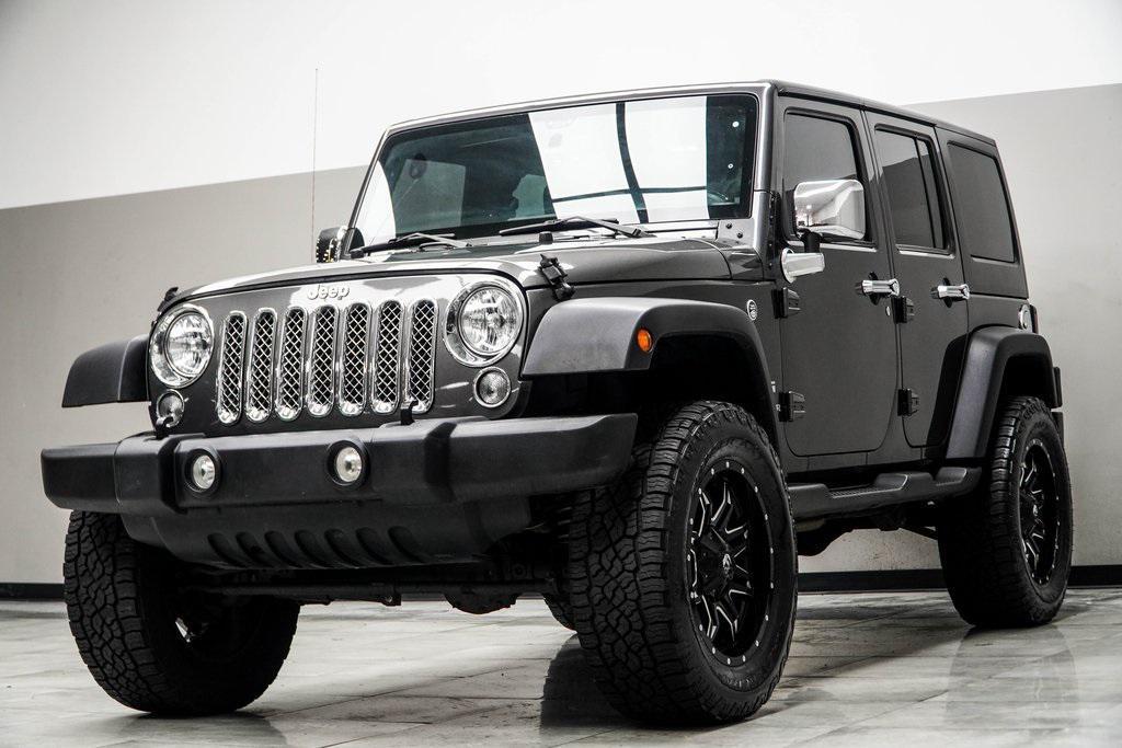 used 2017 Jeep Wrangler Unlimited car, priced at $17,871