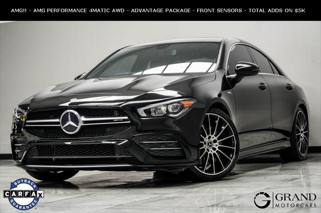 used 2020 Mercedes-Benz AMG CLA 35 car, priced at $35,999