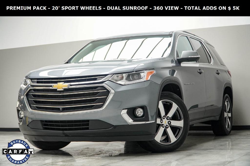 used 2021 Chevrolet Traverse car, priced at $23,425