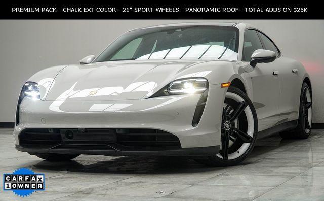 used 2021 Porsche Taycan car, priced at $66,998