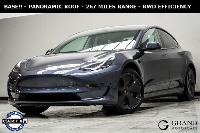 used 2022 Tesla Model 3 car, priced at $23,418