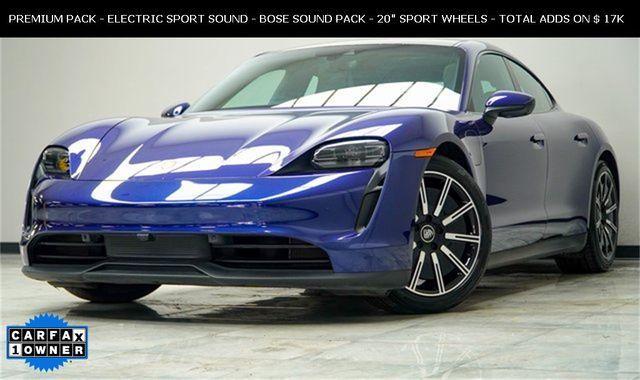 used 2021 Porsche Taycan car, priced at $63,495