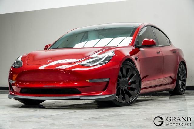 used 2021 Tesla Model 3 car, priced at $27,422