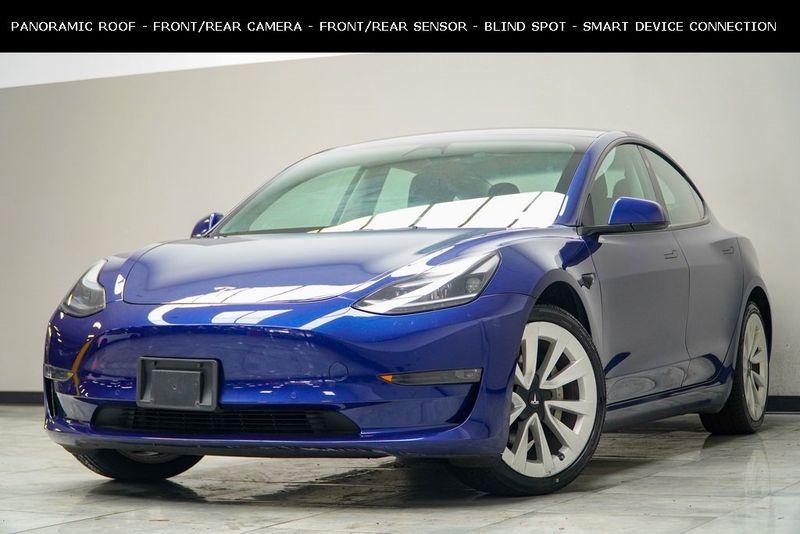 used 2022 Tesla Model 3 car, priced at $22,600