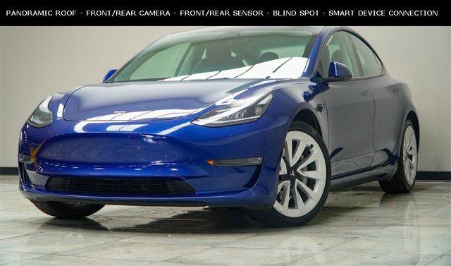 used 2022 Tesla Model 3 car, priced at $21,695