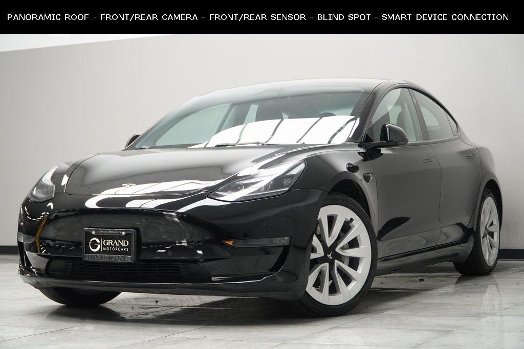 used 2022 Tesla Model 3 car, priced at $23,525
