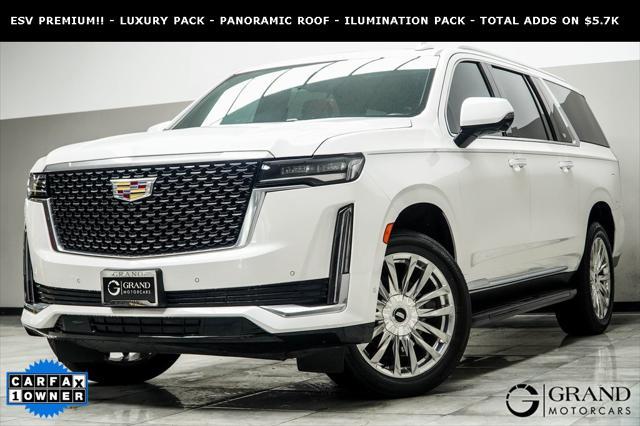 used 2023 Cadillac Escalade ESV car, priced at $63,465