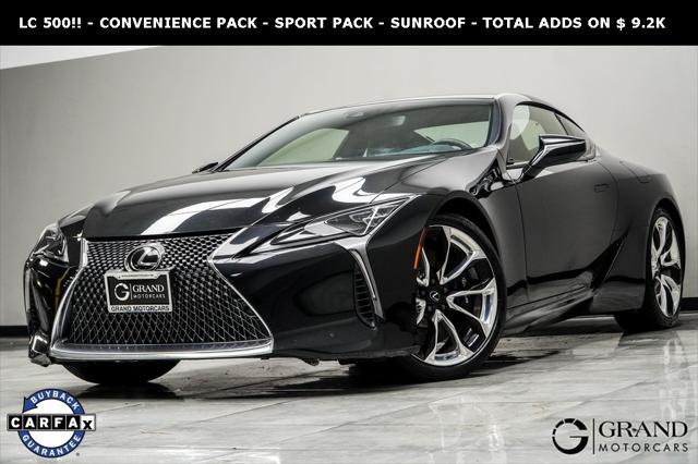 used 2018 Lexus LC 500 car, priced at $64,900