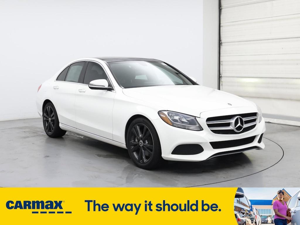 used 2018 Mercedes-Benz C-Class car, priced at $23,998