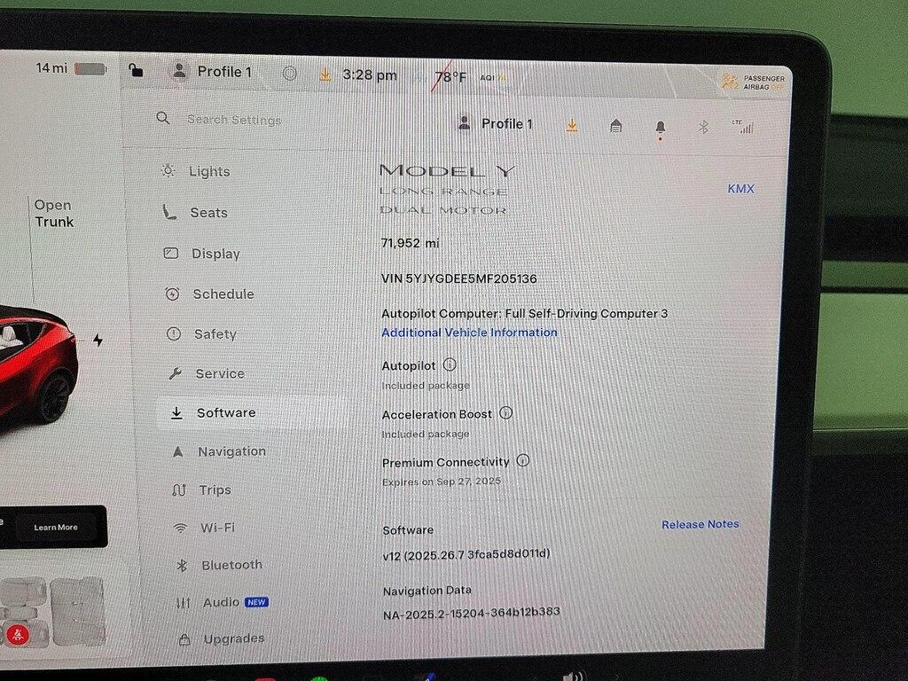 used 2021 Tesla Model Y car, priced at $27,998