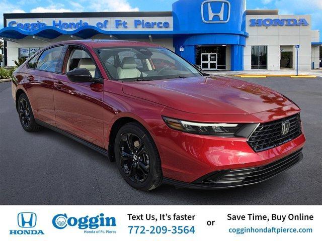 new 2025 Honda Accord car, priced at $31,165