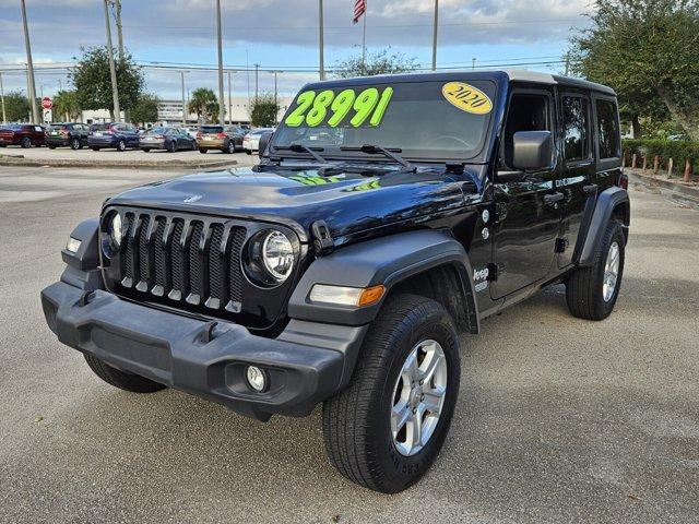 used 2020 Jeep Wrangler Unlimited car, priced at $25,000