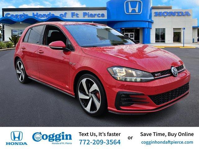 used 2020 Volkswagen Golf GTI car, priced at $20,897