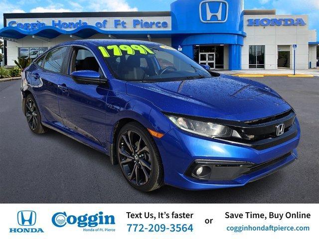used 2019 Honda Civic car, priced at $15,641