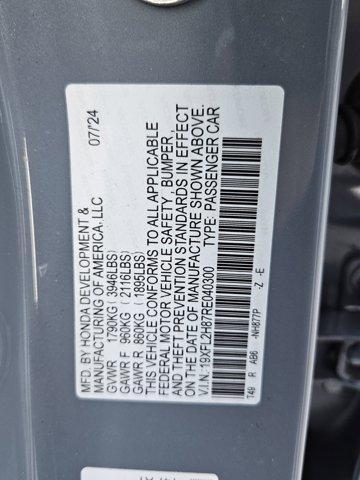 used 2024 Honda Civic car, priced at $25,591