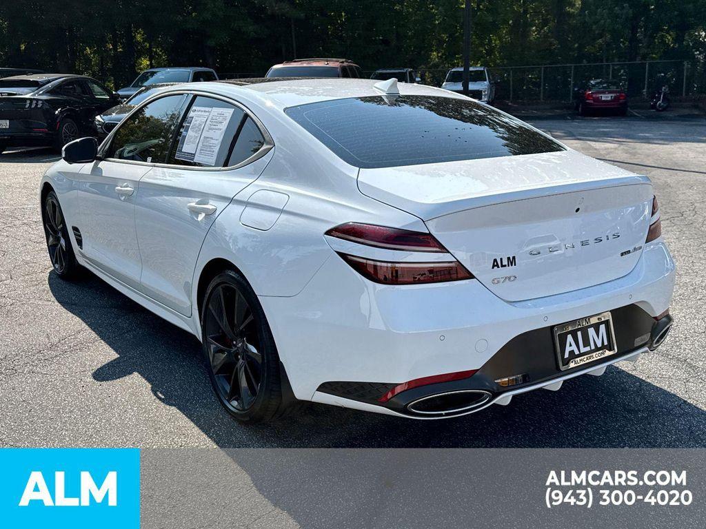 used 2023 Genesis G70 car, priced at $32,760
