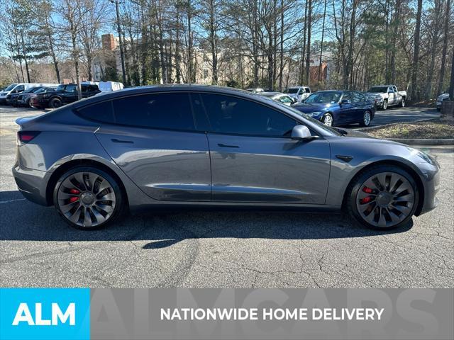 used 2023 Tesla Model 3 car, priced at $33,982