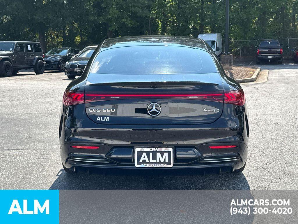 used 2022 Mercedes-Benz EQS 580 car, priced at $55,960