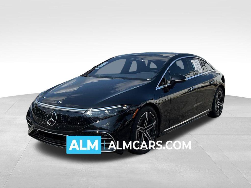 used 2022 Mercedes-Benz EQS 580 car, priced at $53,960