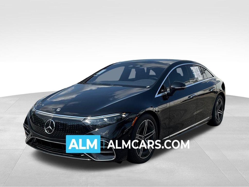 used 2022 Mercedes-Benz EQS 580 car, priced at $55,960