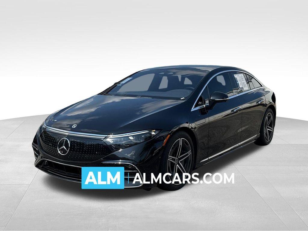used 2022 Mercedes-Benz EQS 580 car, priced at $54,360