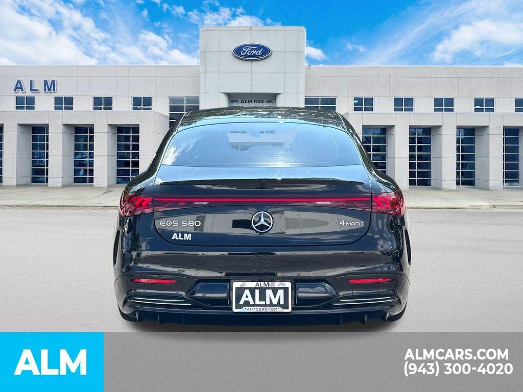 used 2022 Mercedes-Benz EQS 580 car, priced at $53,960