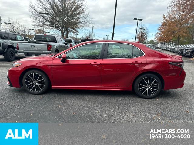 used 2021 Toyota Camry car, priced at $18,877