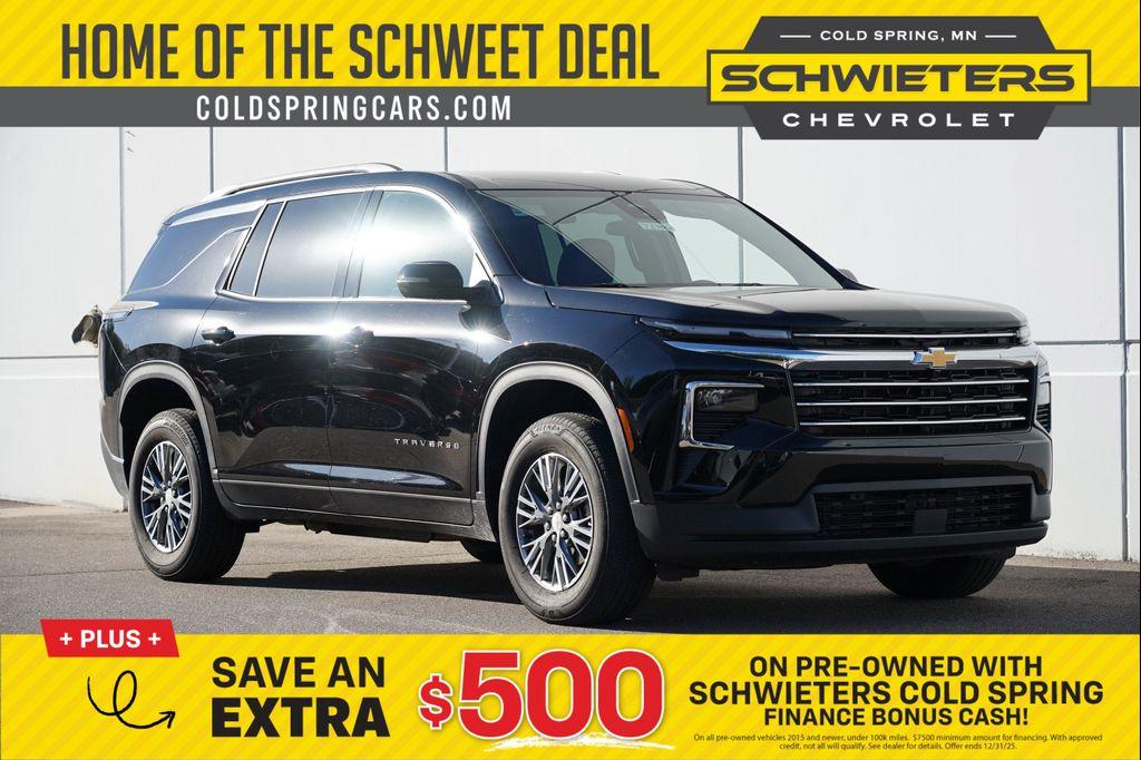 used 2025 Chevrolet Traverse car, priced at $38,507