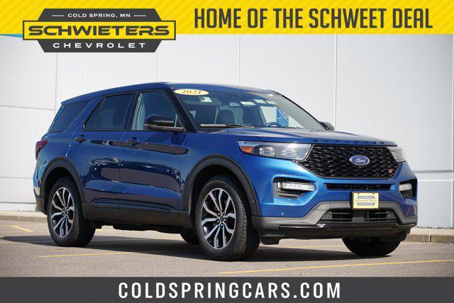 used 2021 Ford Explorer car, priced at $34,490