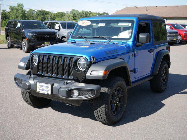 used 2021 Jeep Wrangler car, priced at $25,666