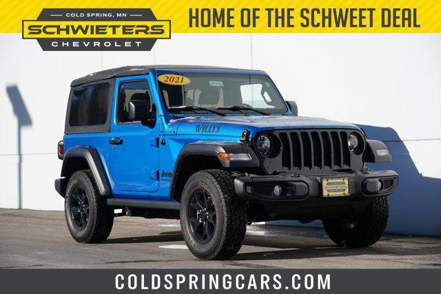 used 2021 Jeep Wrangler car, priced at $24,999