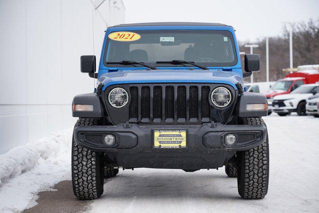 used 2021 Jeep Wrangler car, priced at $24,777