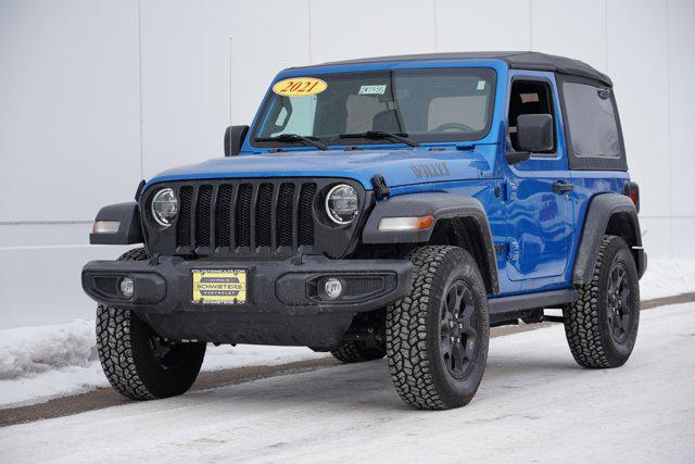 used 2021 Jeep Wrangler car, priced at $24,777