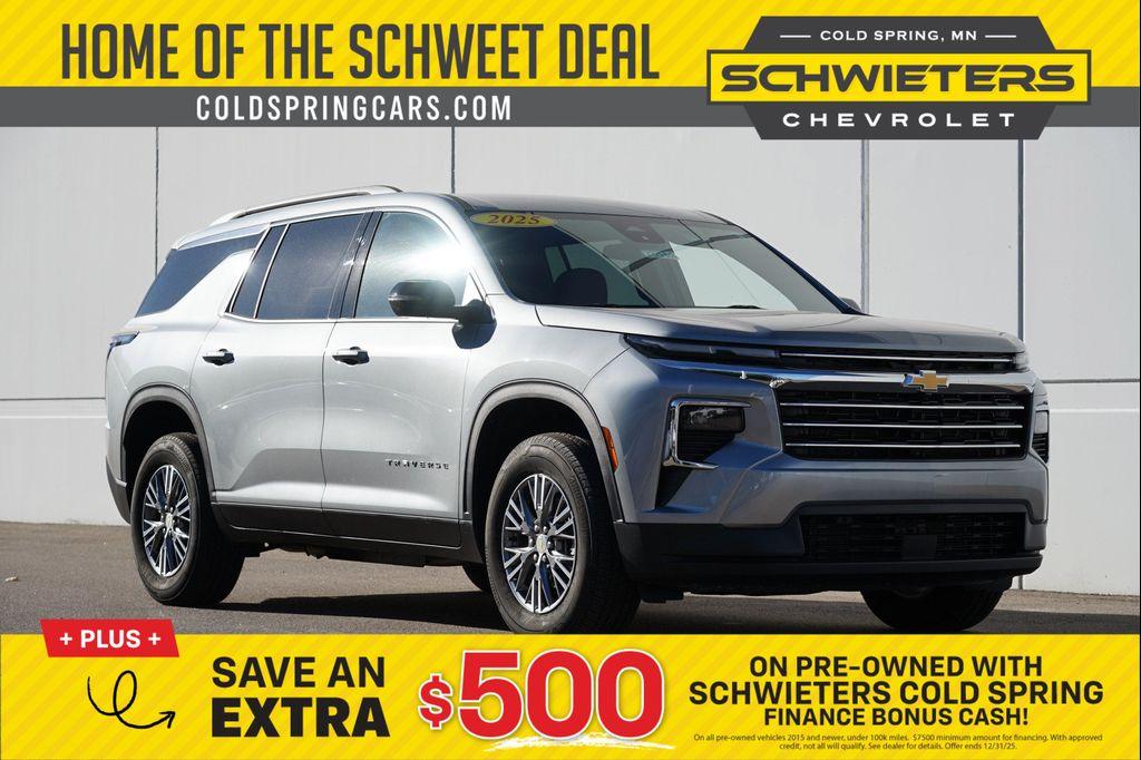 used 2025 Chevrolet Traverse car, priced at $38,383