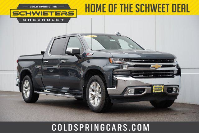 used 2021 Chevrolet Silverado 1500 car, priced at $34,444