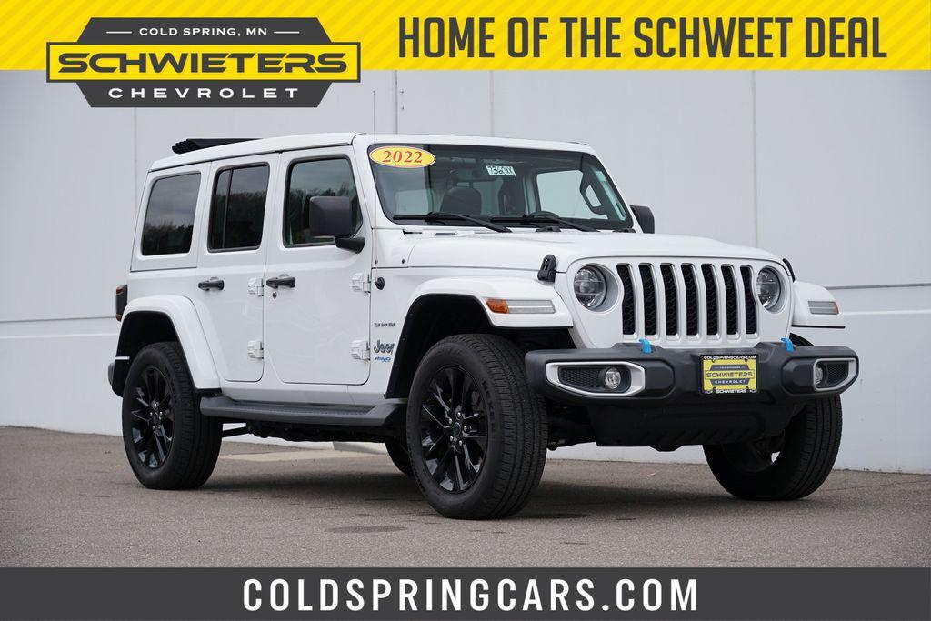 used 2022 Jeep Wrangler Unlimited 4xe car, priced at $31,409