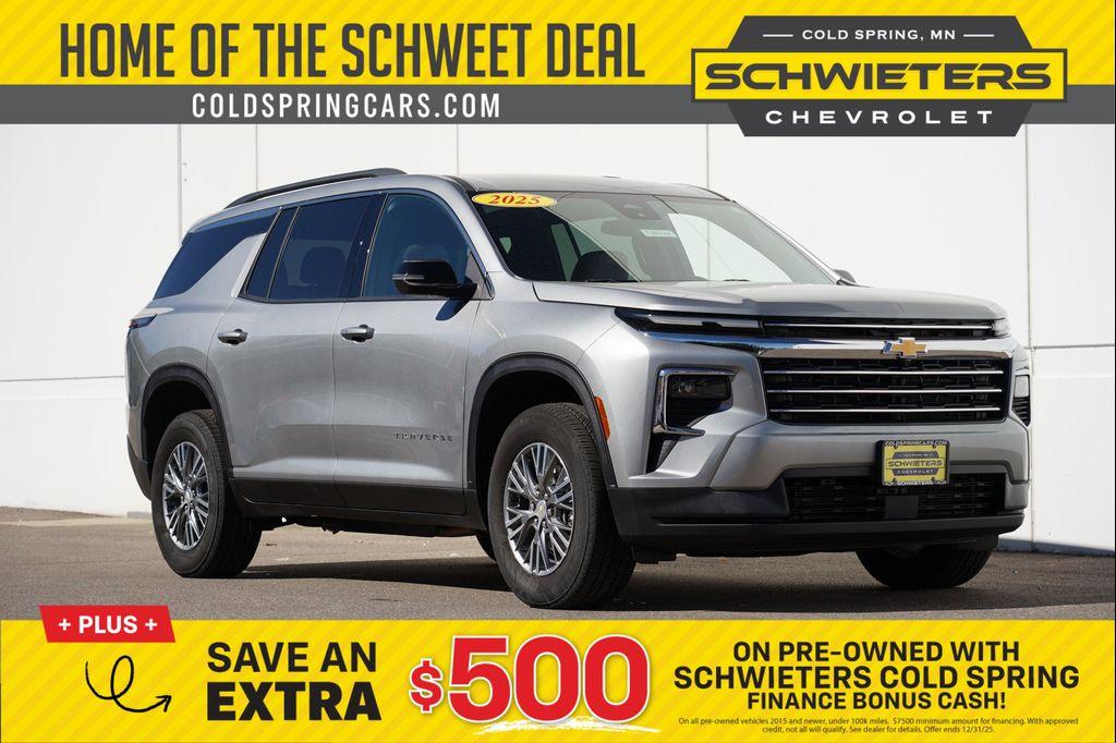used 2025 Chevrolet Traverse car, priced at $38,233